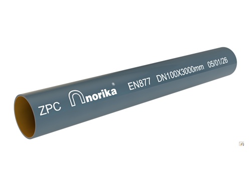 ZPC - Epoxy & Zinc Coated Cast Iron Hubless Pipe